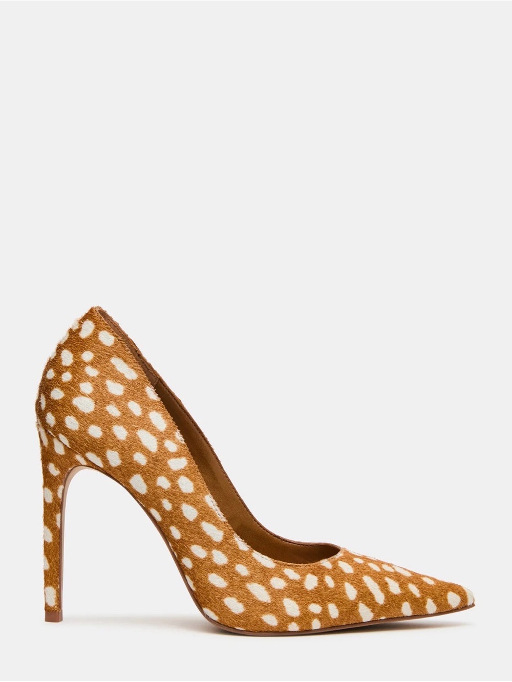 Steve Madden Noir Fawn Deer Animal Print Pointed-Toe Stiletto Pump Heel